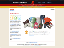 Tablet Screenshot of buffaloexportllc.com